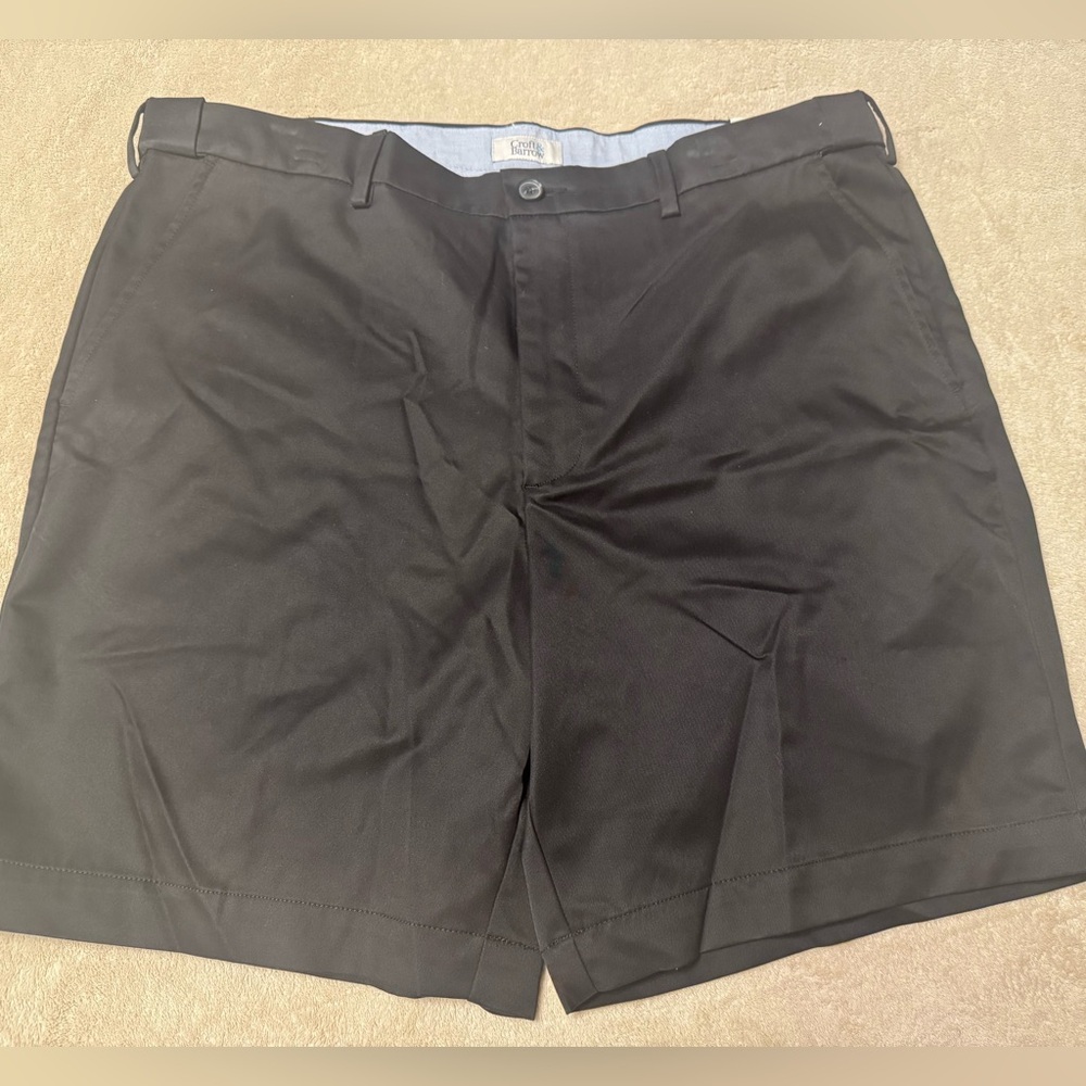 Croft and Barrow Men's Black Performance Shorts - Classic Fit
